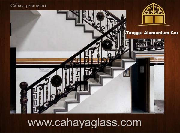 Voit dan Railing Tangga Alumunium Cor