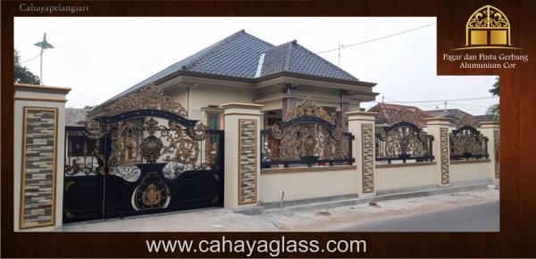 Pintu Gerbang Alumunium Cor
